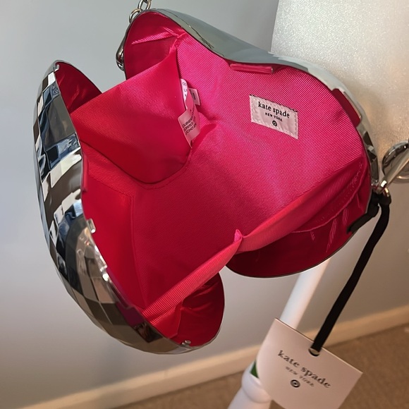 Kate Spade x Target silver disco heart bag - Picture 7 of 8